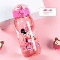 (NET) Kids Water Bottle With Straw 550 ML