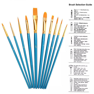 10pcs Painting Brushes