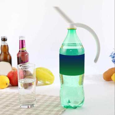 (NET) Plastic Bottled Beverage Handle Water Spout Bottle Soda CokeDrinkware