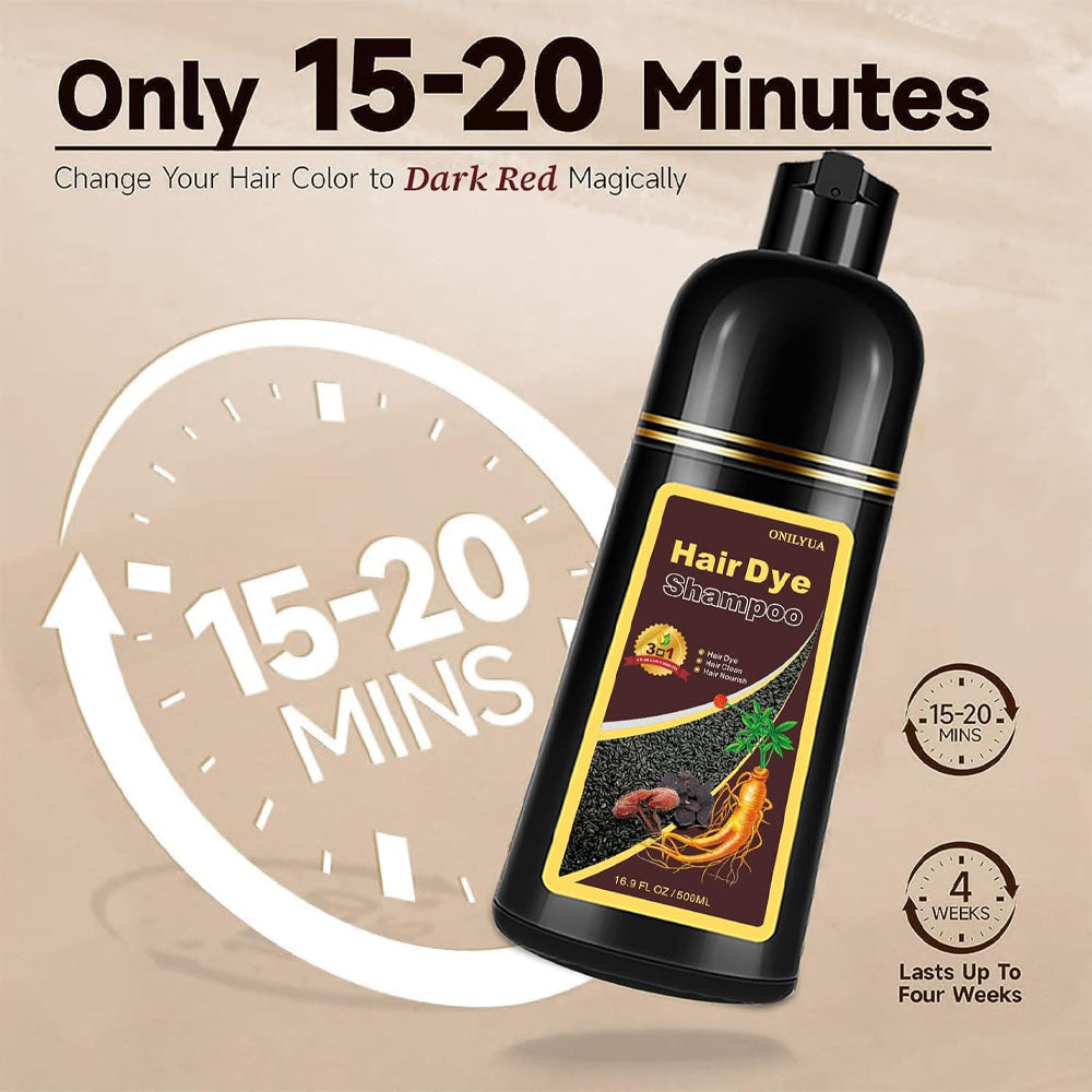 (NET)Black Hair Dye Shampo Root Correction 100 ML