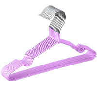 10 Metal Hanger Space Saving Slim Design