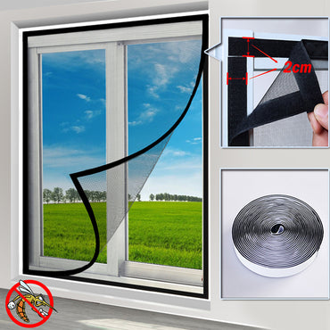 Insect Mosquito Nets for Window Screen Mesh Custom Size Tulle Invisible Fiberglass Against Mosquitoes and Flies 1.5 x 2m
