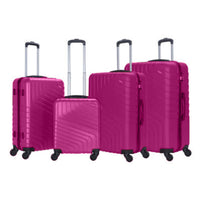 (NET) StarGold Luggage Suitcase Trolley Bag with lock 360 Degree Rotation set 4 pcs / SG-T93D