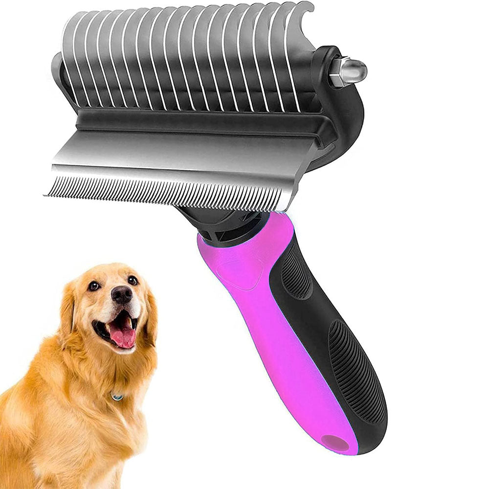 Pet Grooming Brush for Dogs & Cats