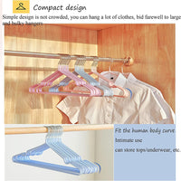 10 Metal Hanger Space Saving Slim Design