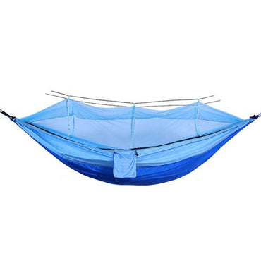 (net) parachute double camping mosquito net hammock with rope and carabiners outdoor nylon portable Hammock