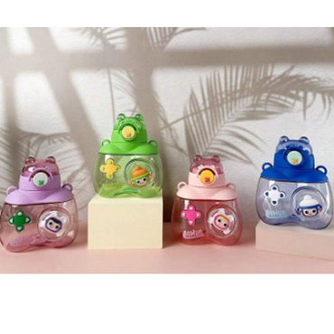 (Net) Cute High-Value Plastic Cup With Straw 750 ML