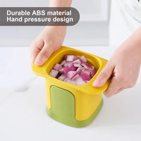 Vegetable Chopper Veggie Chopper Effort Saving Hand Pressure Multi Function