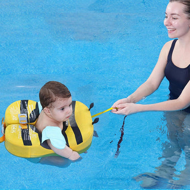 (Net) Swimming Ring Baby Swimming Non-Inflatable Baby Float Avoid Turning Over The Swimming Trainer