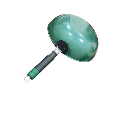 (Net) Nonstick Frying Pot Cooker Iron Kitchen Cookware Gas Stove 35x35x14cm