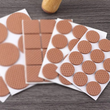 (net) Round Table Foot Pad Camel Set Of 48 pcs