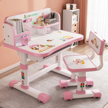 (Net) Chinese Factory′s New Children′s Writing Desk and Chair Set Can Rise and Fall