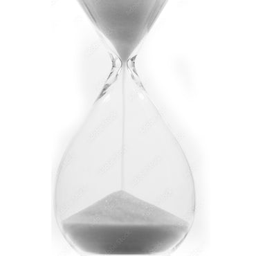 (NET) Transparent Hourglass 24x9 cm / 255815