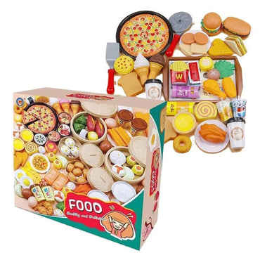 Fast Food Toys Play Food Toy Set Kitchen Pretend Play Accessories Toy