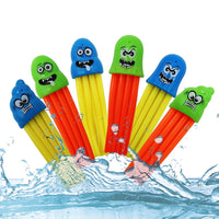 Plastic Diving Game With Octopus Shaped And Silicone Arms For Kids 6 Pcs