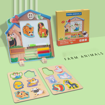 Wooden Fun Multi-Function Sketch Pad: The Ultimate Learning Adventure