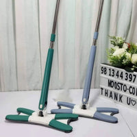 Microfiber X Shape Mop for Floor Cleaning Dust Mop with Self Wringing and Removable Washable Pad