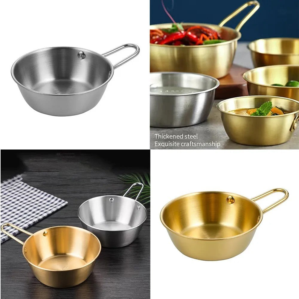 stainless steel bowl shirt bowl camping outdoor portable bowl - 14CM