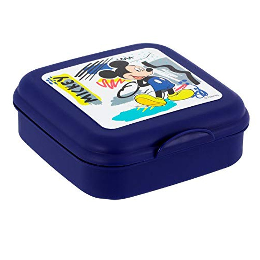 (Net) Herevin Sandwich Box Mickey Mouse Navy