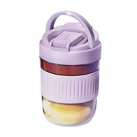 (Net) Coffee Cup With Silicone Band And Hanger With Double Drinking Head 500ML