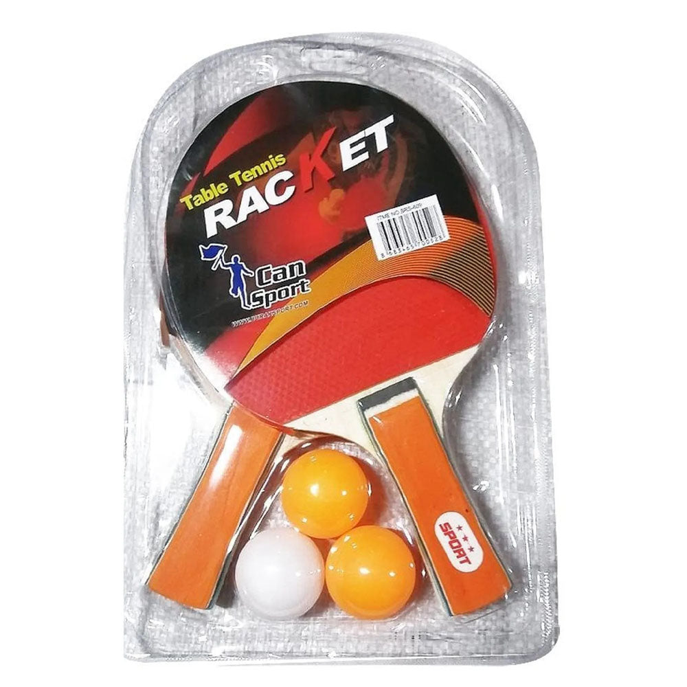 Table Tennis Paddle Set 2 Rackets 3 Balls