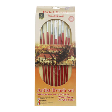 Paint Brush Set Of 9 Pcs