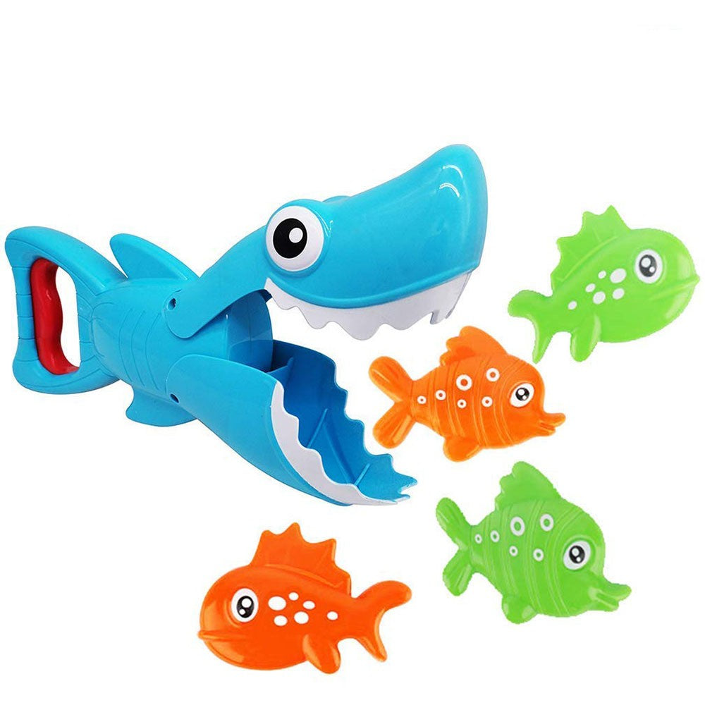 Baby Bath Toys Shark Grabber