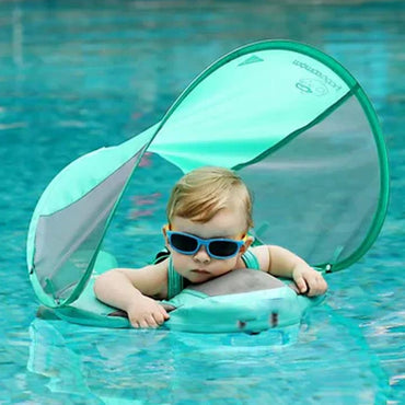 (Net) Mambobaby Newborn Baby Waist Float Non-inflatable Solid Swimming Ring