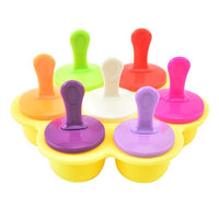 7 Cavity Silicone Mini Ice Popsicle Mold / 22FK069