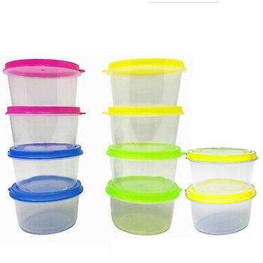 Mini Round Storage Containers 10 Pcs