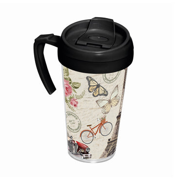(Net) Herevin Decorated Coffee Mug - Paris 500 ML