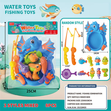 Ocean Fishing And Dinosaur Bathtub