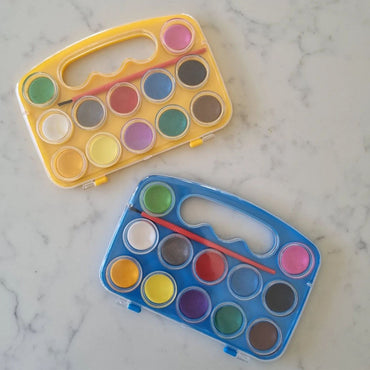 12-color hand water color paint / 6019-B