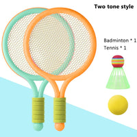 1 Pair Shuttlecock Set Children's Tennis Racket Toy 40x24cm