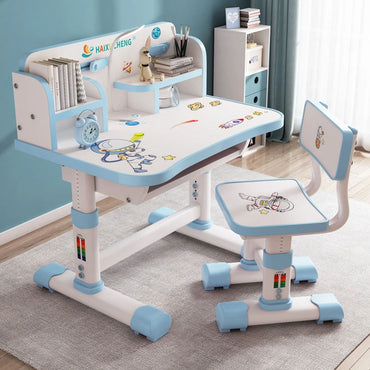 (Net) Chinese Factory′s New Children′s Writing Desk and Chair Set Can Rise and Fall