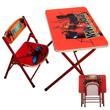 (NET) Foldable Characters Kids Table & Chair Set