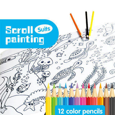 Coloring Scroll Doodle Book for Kids / JXS-004