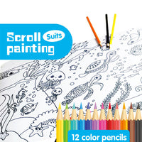 Coloring Scroll Doodle Book for Kids / JXS-006