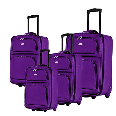 (NET)Travelite luggage suitcase trolley bag with lock set 4 pcs / F-07