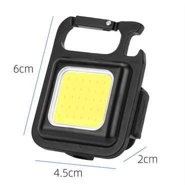 (NET) Rechargeable Super Bright LED Keychan Flashlight Small Pocket Flashlight