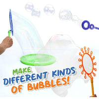 Giant Bubble Wand Set for Kids and Adults