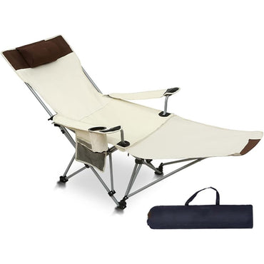 (net)Outdoor Camping Folding Reclining Chair Portable Ultralight Fishing Leisure Lunch Beach Chair