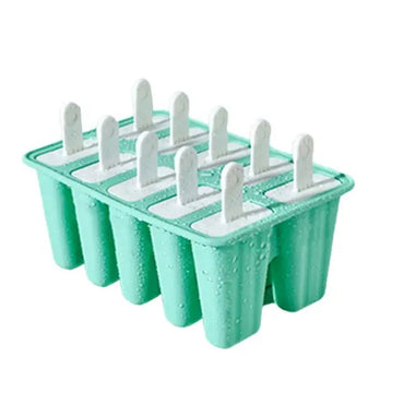 (Net) Non-leakable 10 Holes Fruit Milk Ice Lolly Mold Kitchen Supplies