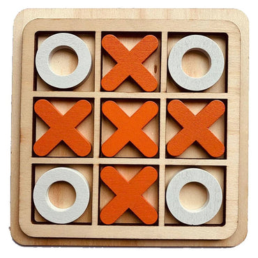 Wooden Tic Tac Toe Puzzle