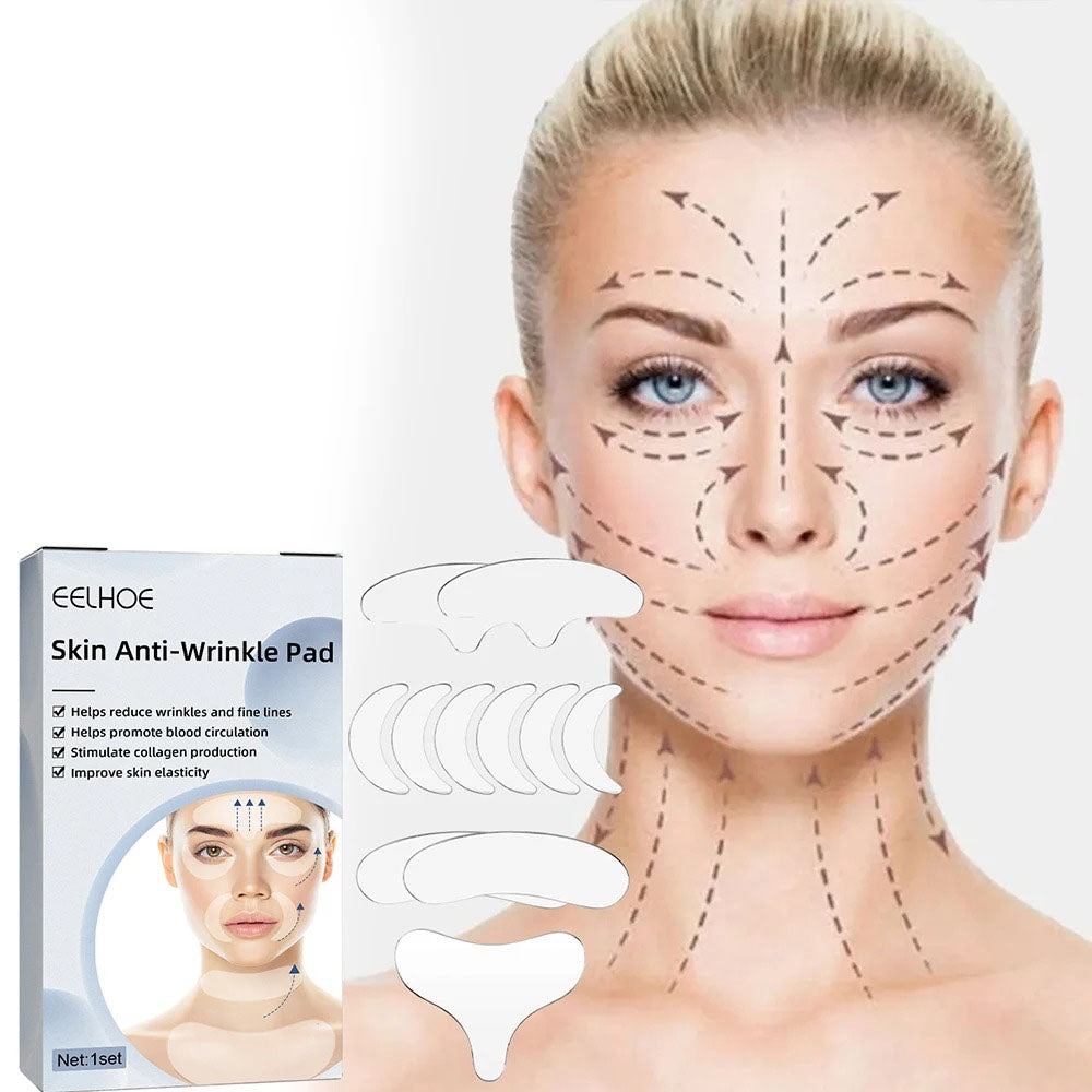 (NET) Face Lifting Wrinkle Silicone Patches Set