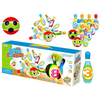 Bowling Play Set Foam Ball Toy Gifts Educational Early 10 Pins and 2 Ball Indoor