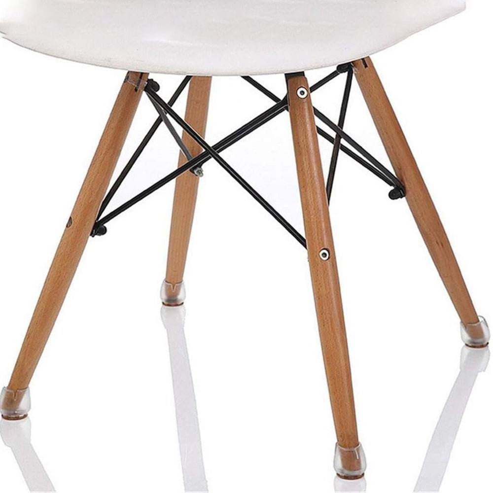 Round Chair Table Leg Cover Camel Set Of 4 pcs