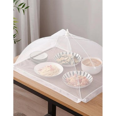Mesh Food Covers Tent Umbrella for Outdoors and Camping Food Net Cover Keep Out Flies Mosquitoes Ideal for Parties BBQ, Reusable and Collapsible 105 x 55 cm