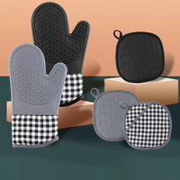 Non-slip Microwave Oven Gloves Single Oven Glove Kitchen Baking Tools Silicone Heat Insulated Proof