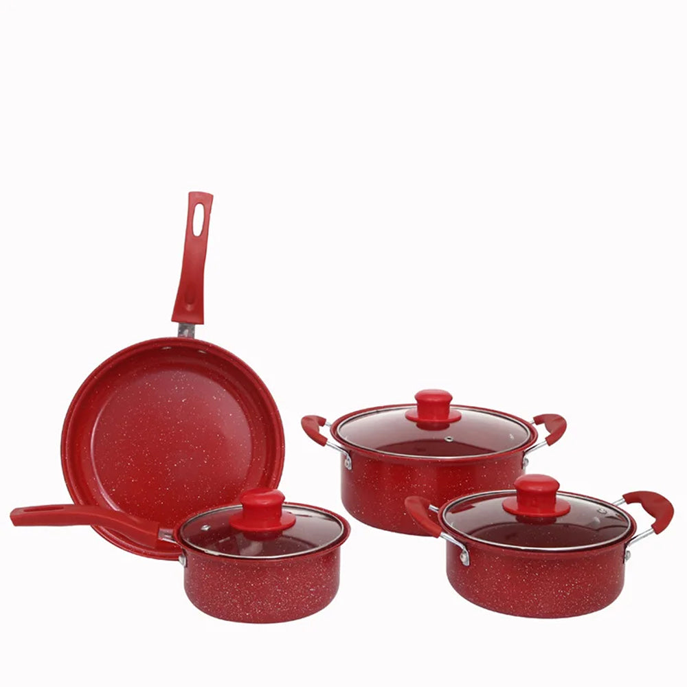 ( NET ) Dessini Cookware Set 13 pcs Includes Pot Lid ( Blue ) / DR-2104